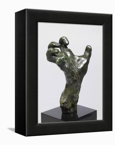 Sculpture of a Hand, Showing a Hand Strained in Tension-Auguste Rodin-Framed Premier Image Canvas