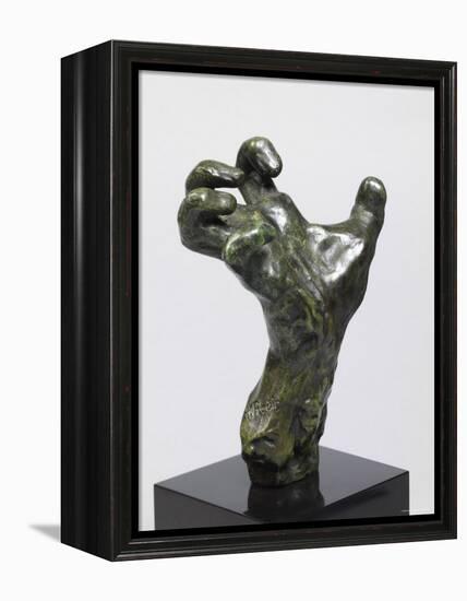 Sculpture of a Hand, Showing a Hand Strained in Tension-Auguste Rodin-Framed Premier Image Canvas