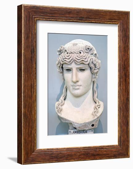 Sculpture of Antinous Mondragone-null-Framed Photographic Print