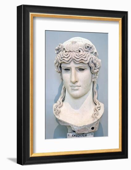 Sculpture of Antinous Mondragone-null-Framed Photographic Print