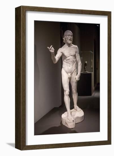 Sculpture of Auguste Rodin (Marble)-Auguste Rodin-Framed Giclee Print