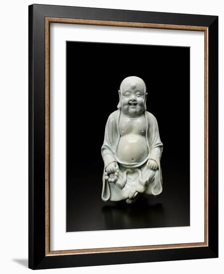 Sculpture of Happy Buddha-null-Framed Photographic Print