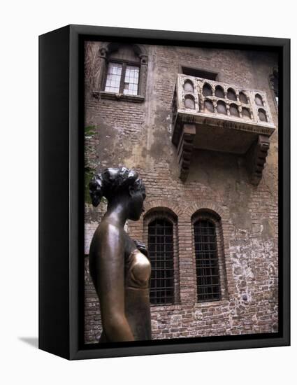 Sculpture of Juliet, Verona, Veneto, Italy-Michael Jenner-Framed Premier Image Canvas