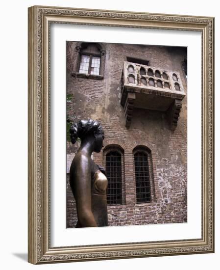 Sculpture of Juliet, Verona, Veneto, Italy-Michael Jenner-Framed Photographic Print