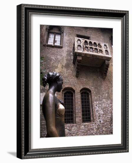 Sculpture of Juliet, Verona, Veneto, Italy-Michael Jenner-Framed Photographic Print