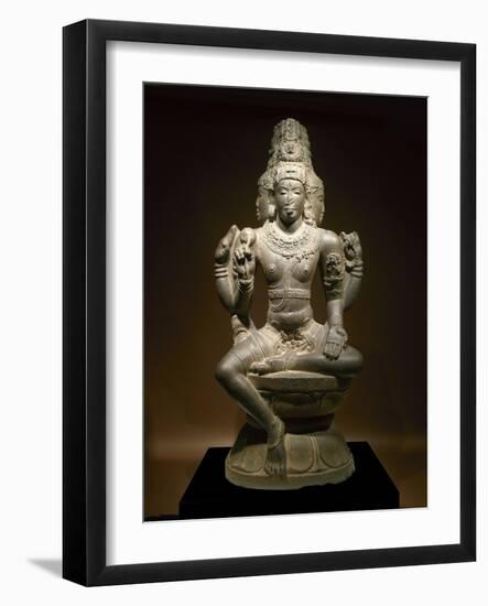 Sculpture of Shiva-null-Framed Photographic Print