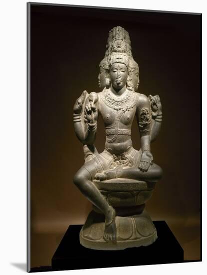 Sculpture of Shiva-null-Mounted Photographic Print