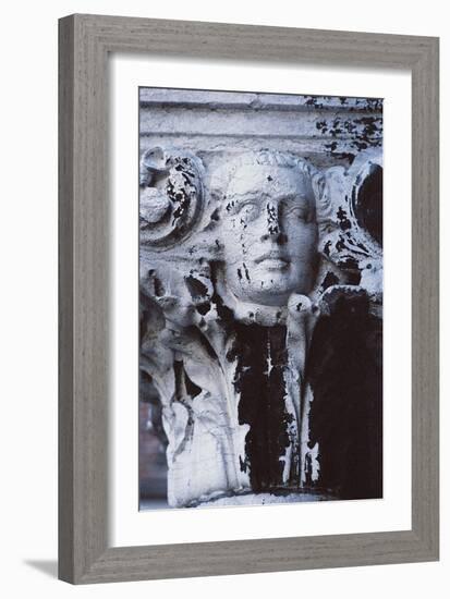 Sculpture on a Capital in the Loggia of the Dogeaes Palace-Simon Marsden-Framed Giclee Print