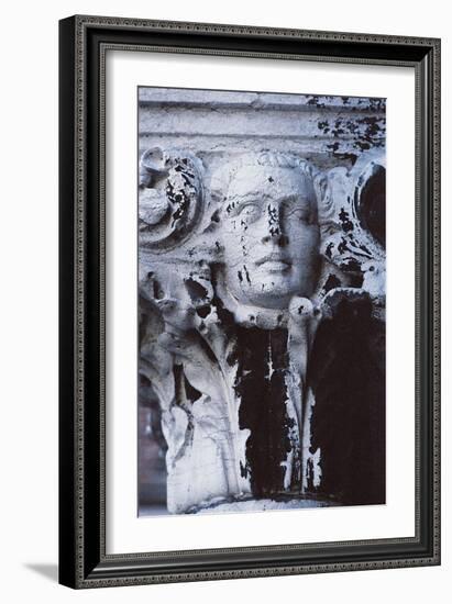 Sculpture on a Capital in the Loggia of the Dogeaes Palace-Simon Marsden-Framed Giclee Print