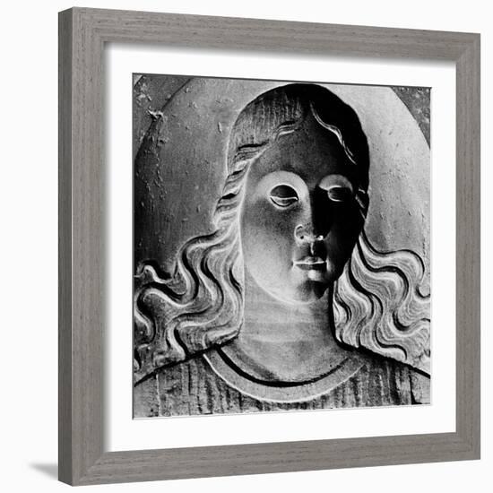 Sculpture on the Barco in the Church of San Michele in Isola-Simon Marsden-Framed Giclee Print