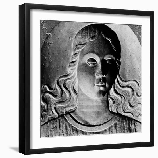 Sculpture on the Barco in the Church of San Michele in Isola-Simon Marsden-Framed Giclee Print