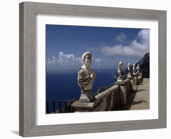 Sculpture, Villa Cimbrone, Ravello, Campania, Italy-Christina Gascoigne-Framed Photographic Print