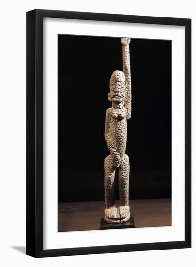 Sculpture with Arm Raised to Pray for Rain-null-Framed Giclee Print