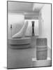 Sculptures by Brancusi on Exhibit at the Guggenheim Museum-Nina Leen-Mounted Photographic Print