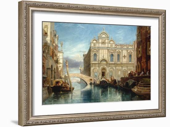 Scuola di San Marco, Venice, 1860-James Holland-Framed Giclee Print