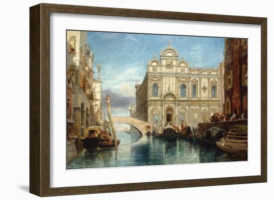 Scuola di San Marco, Venice, 1860-James Holland-Framed Giclee Print