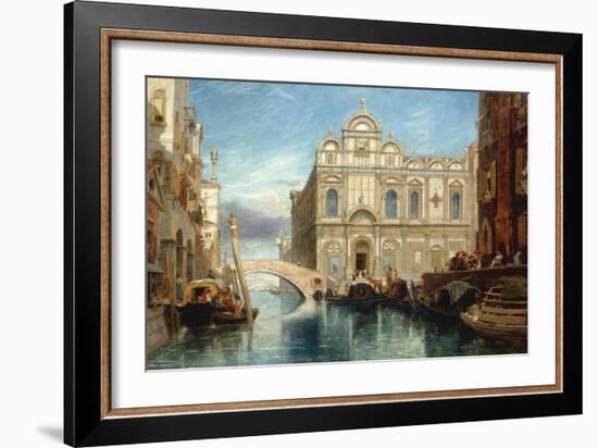 Scuola di San Marco, Venice, 1860-James Holland-Framed Giclee Print