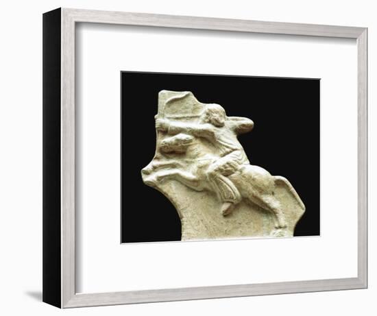 Scythian depiction of an archer on horseback. Artist: Unknown-Unknown-Framed Giclee Print