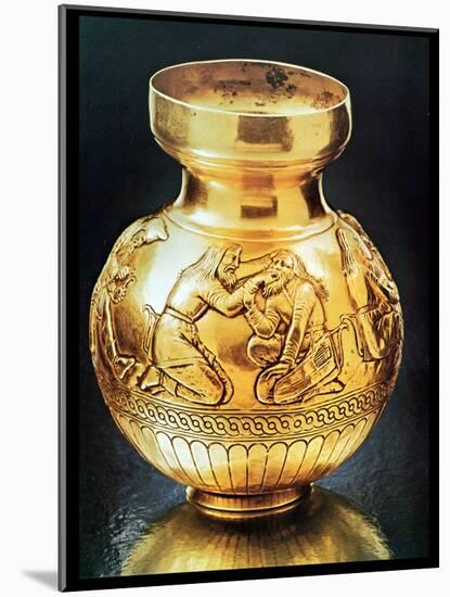 Scythian Vase from Kul-Oba Kurgan, Crimea, Depicting a Dentist at Work, 4th Century BC-null-Mounted Giclee Print