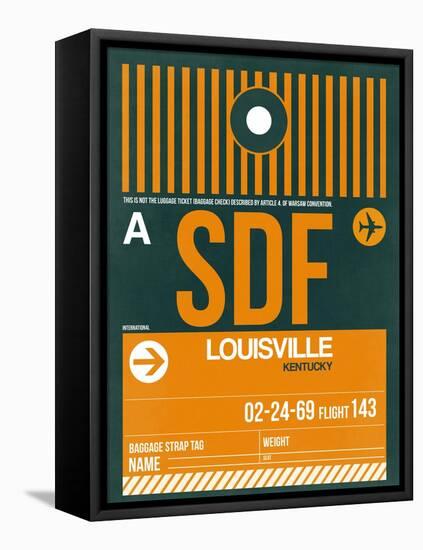 SDF Louisville Luggage Tag I-NaxArt-Framed Stretched Canvas