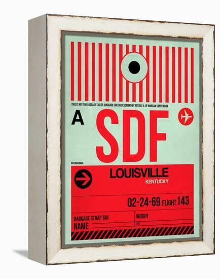 SDF Louisville Luggage Tag II-NaxArt-Framed Stretched Canvas