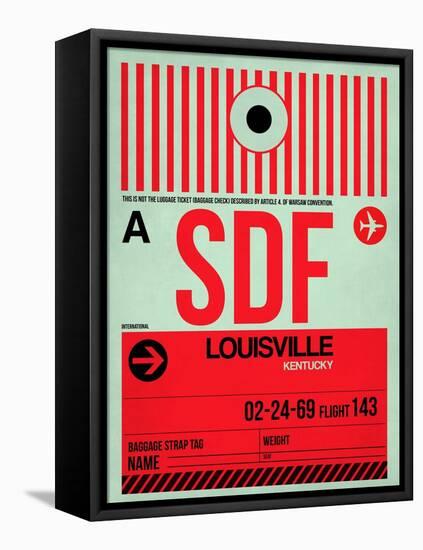 SDF Louisville Luggage Tag II-NaxArt-Framed Stretched Canvas