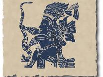 Mayan And Inca Tribal-sdmix-Stretched Canvas