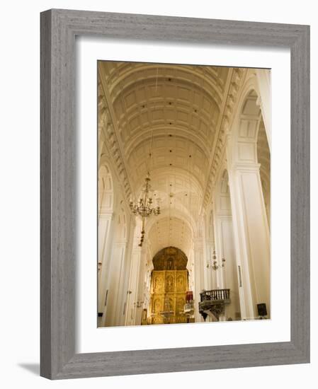 Se Cathedral, Thought to be Asia's Biggest Church, Unesco World Heritage Site, Old Goa, Goa, India-R H Productions-Framed Photographic Print