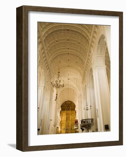 Se Cathedral, Thought to be Asia's Biggest Church, Unesco World Heritage Site, Old Goa, Goa, India-R H Productions-Framed Photographic Print