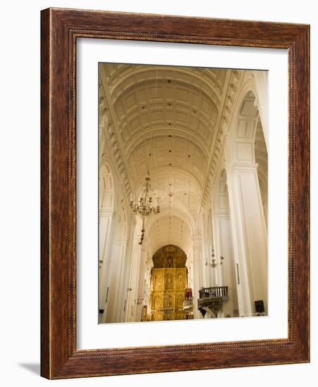 Se Cathedral, Thought to be Asia's Biggest Church, Unesco World Heritage Site, Old Goa, Goa, India-R H Productions-Framed Photographic Print