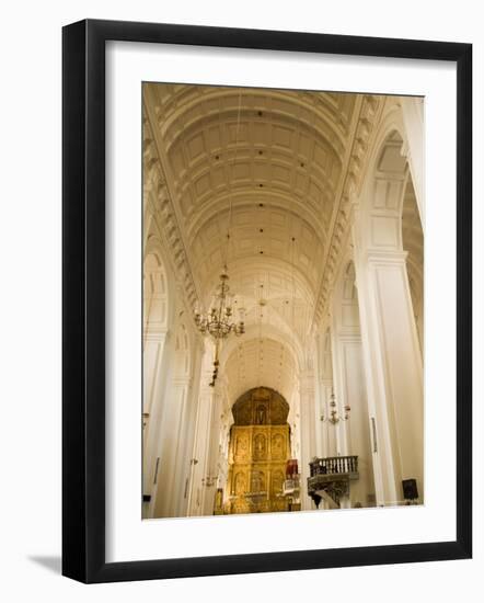 Se Cathedral, Thought to be Asia's Biggest Church, Unesco World Heritage Site, Old Goa, Goa, India-R H Productions-Framed Photographic Print