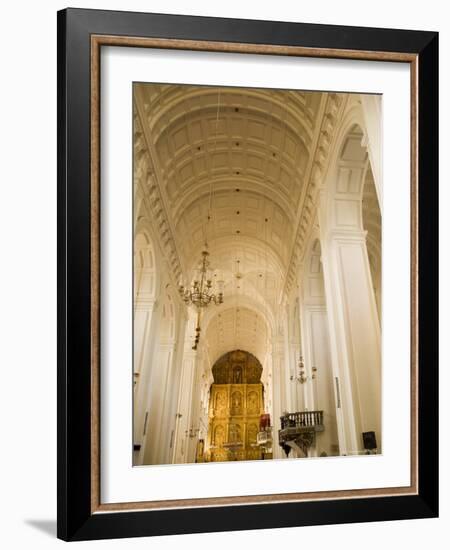 Se Cathedral, Thought to be Asia's Biggest Church, Unesco World Heritage Site, Old Goa, Goa, India-R H Productions-Framed Photographic Print