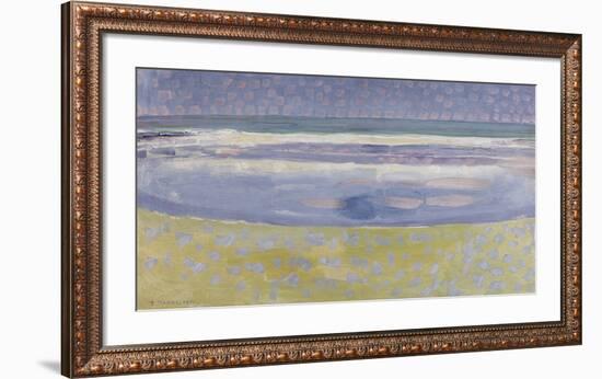 Sea after sunset-Piet Mondrian-Framed Premium Giclee Print