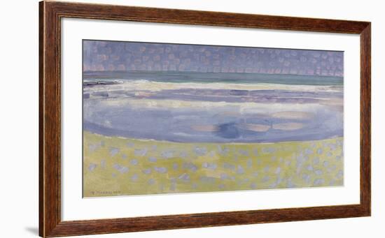 Sea after sunset-Piet Mondrian-Framed Premium Giclee Print