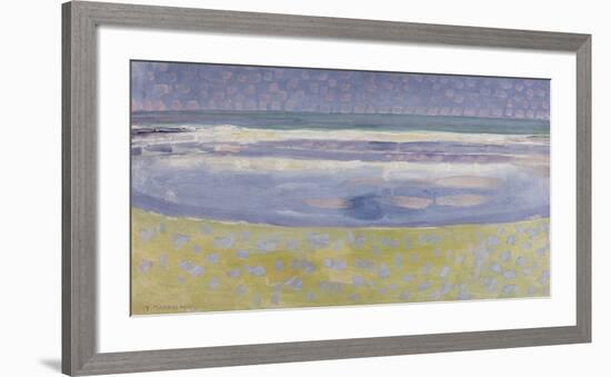 Sea after sunset-Piet Mondrian-Framed Premium Giclee Print