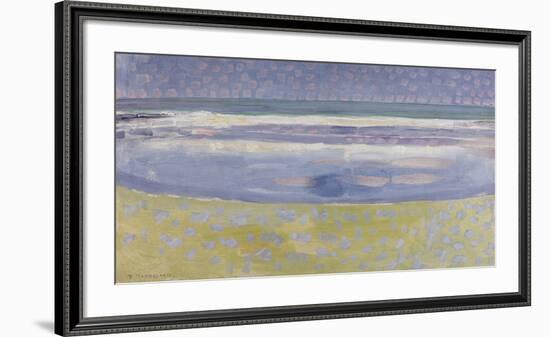 Sea after sunset-Piet Mondrian-Framed Premium Giclee Print