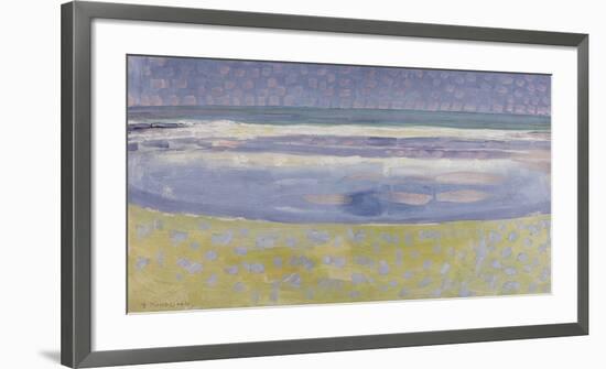 Sea after sunset-Piet Mondrian-Framed Premium Giclee Print