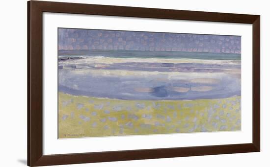 Sea after sunset-Piet Mondrian-Framed Premium Giclee Print