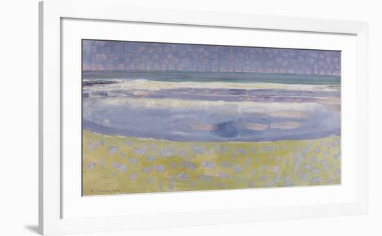 Sea after sunset-Piet Mondrian-Framed Premium Giclee Print