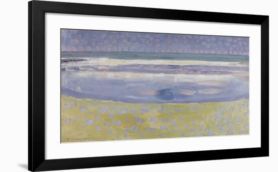 Sea after sunset-Piet Mondrian-Framed Premium Giclee Print