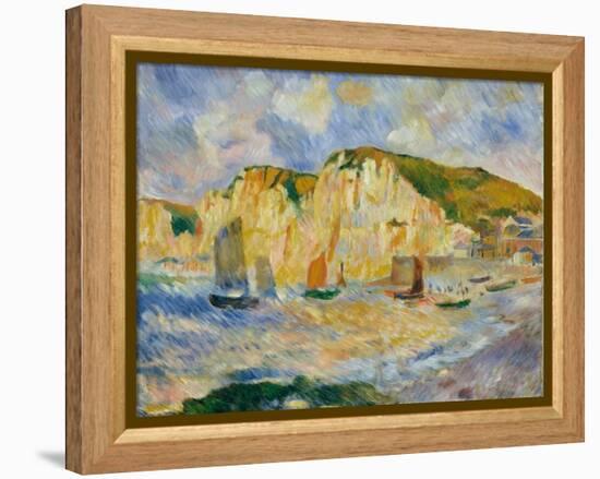 Sea and Cliffs, c.1885-Pierre-Auguste Renoir-Framed Premier Image Canvas