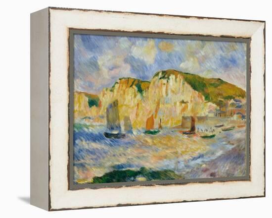 Sea and Cliffs, c.1885-Pierre-Auguste Renoir-Framed Premier Image Canvas