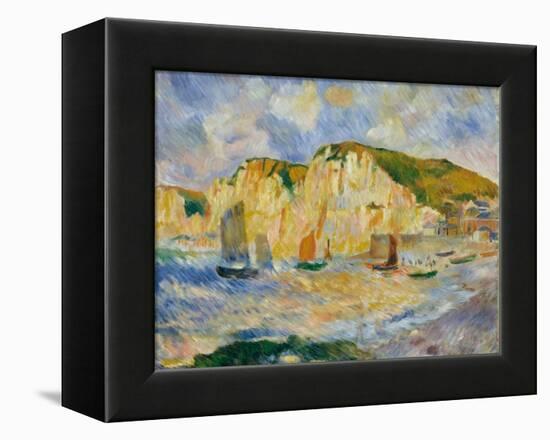 Sea and Cliffs, c.1885-Pierre-Auguste Renoir-Framed Premier Image Canvas