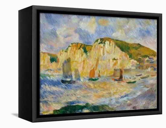 Sea and Cliffs, c.1885-Pierre-Auguste Renoir-Framed Premier Image Canvas