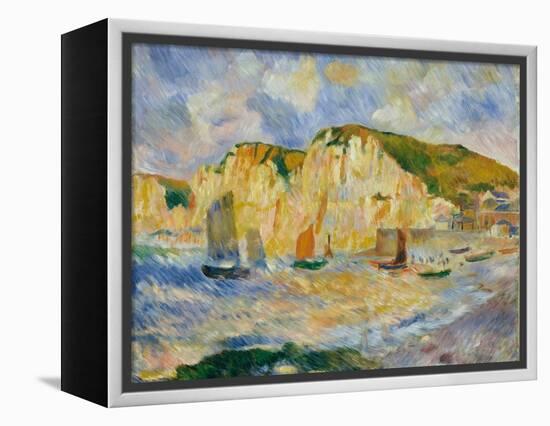 Sea and Cliffs, c.1885-Pierre-Auguste Renoir-Framed Premier Image Canvas