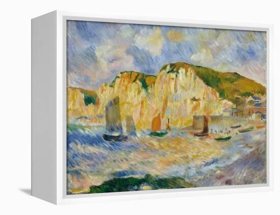 Sea and Cliffs, c.1885-Pierre-Auguste Renoir-Framed Premier Image Canvas