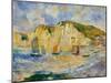 Sea and Cliffs, c.1885-Pierre-Auguste Renoir-Mounted Giclee Print
