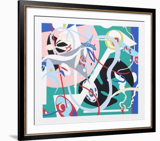 Sea and Field-Nina Paull-Framed Serigraph