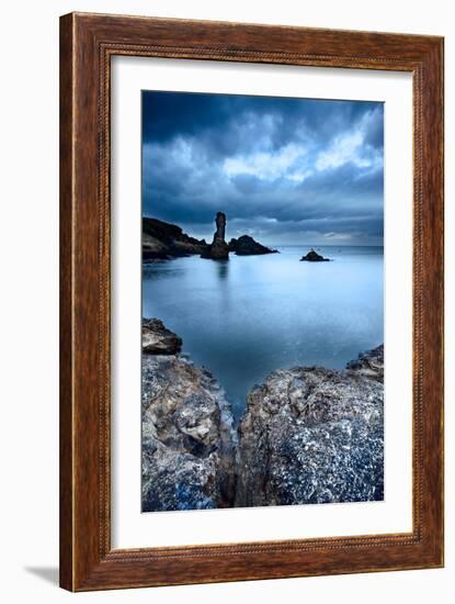 Sea and Rocks-Mark Sunderland-Framed Photographic Print