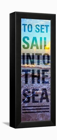 Sea and Sky I-Gail Peck-Framed Premier Image Canvas